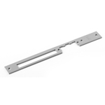 Escutcheon plate flat, long, notched