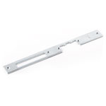 Zinc-coated escutcheon plate flat, long