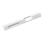 White escutcheon plate angular, long, right