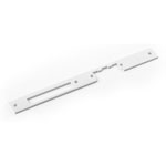 White escutcheon plate flat, long